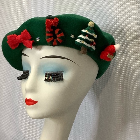 🌼 Christmas Versatile Wool Felt Beret for Women - Picture 5 of 7
